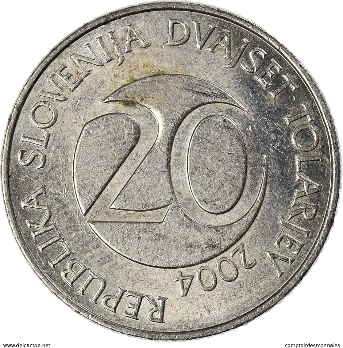 Monnaie, Slovénie, 20 Tolarjev, 2004 - Slovénie