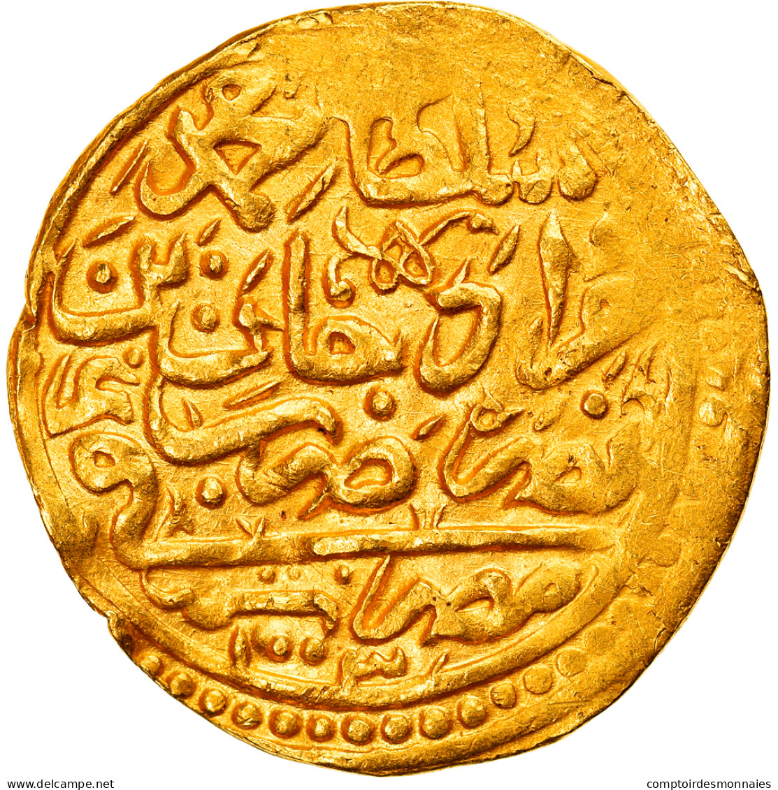 Monnaie, Ottoman Empire, Mehmed III, Sultani, AH 1003 / AD 1595, Misr, TTB+, Or - Islamiques