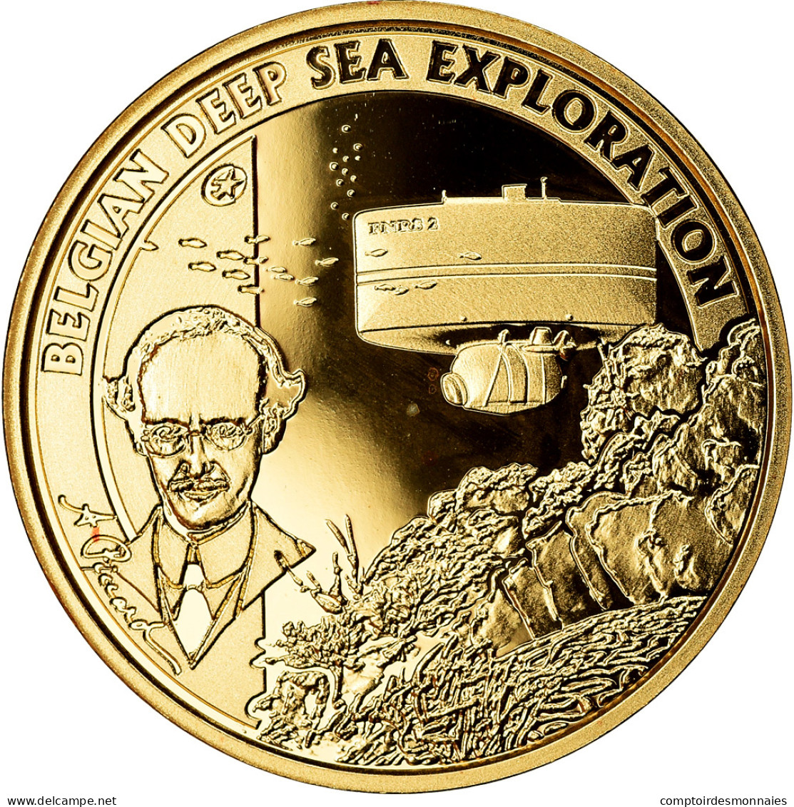 Belgique, Albert II, 50 Euro, 2011, Bruxelles, BELGIAN DEEP SEA EXPLORATION - Belgique