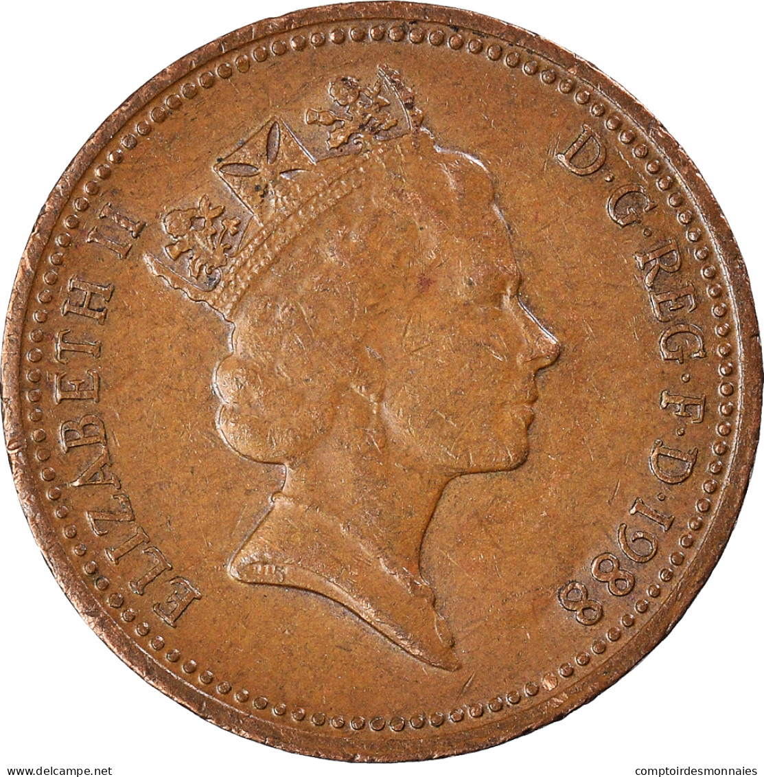 Monnaie, Grande-Bretagne, Penny, 1988 - 1 Penny & 1 New Penny