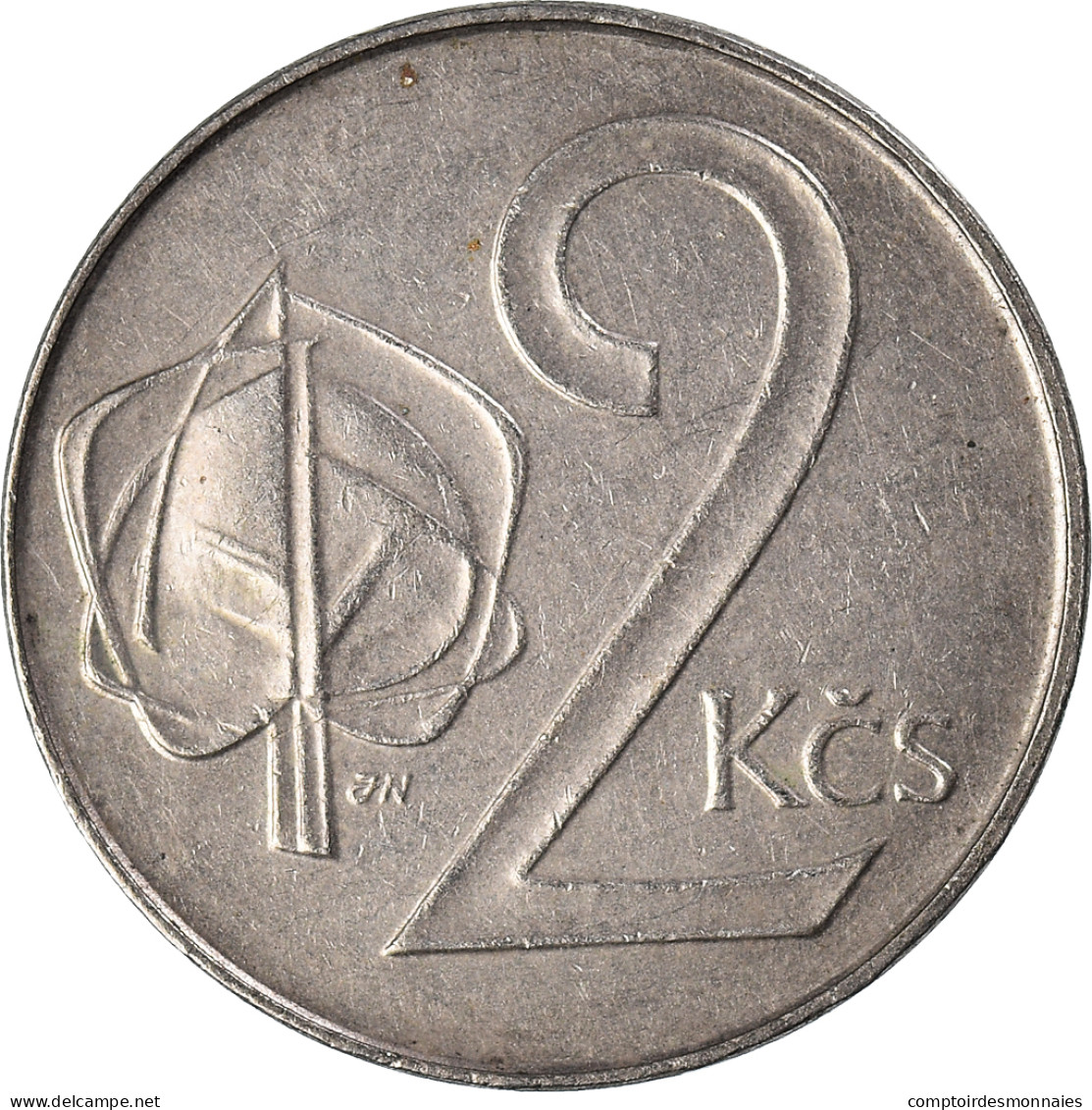 Monnaie, Tchécoslovaquie, 2 Koruny, 1991 - Tsjechoslowakije