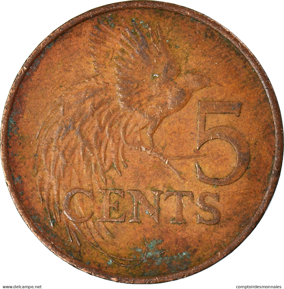 Monnaie, Trinité-et-Tobago, 5 Cents, 1980 - Trinité & Tobago