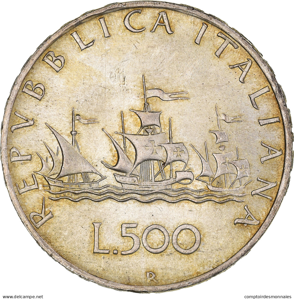 Monnaie, Italie, 500 Lire, 1959, Rome, TTB+, Argent, KM:98 - 500 Lire