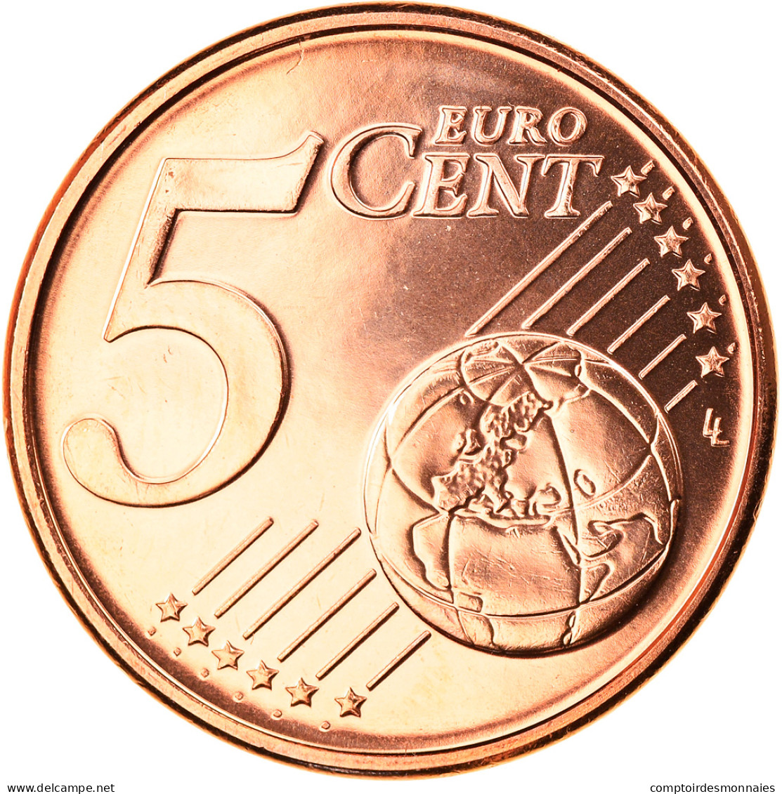 Chypre, 5 Euro Cent, 2011, FDC, Copper Plated Steel, KM:80 - Chypre