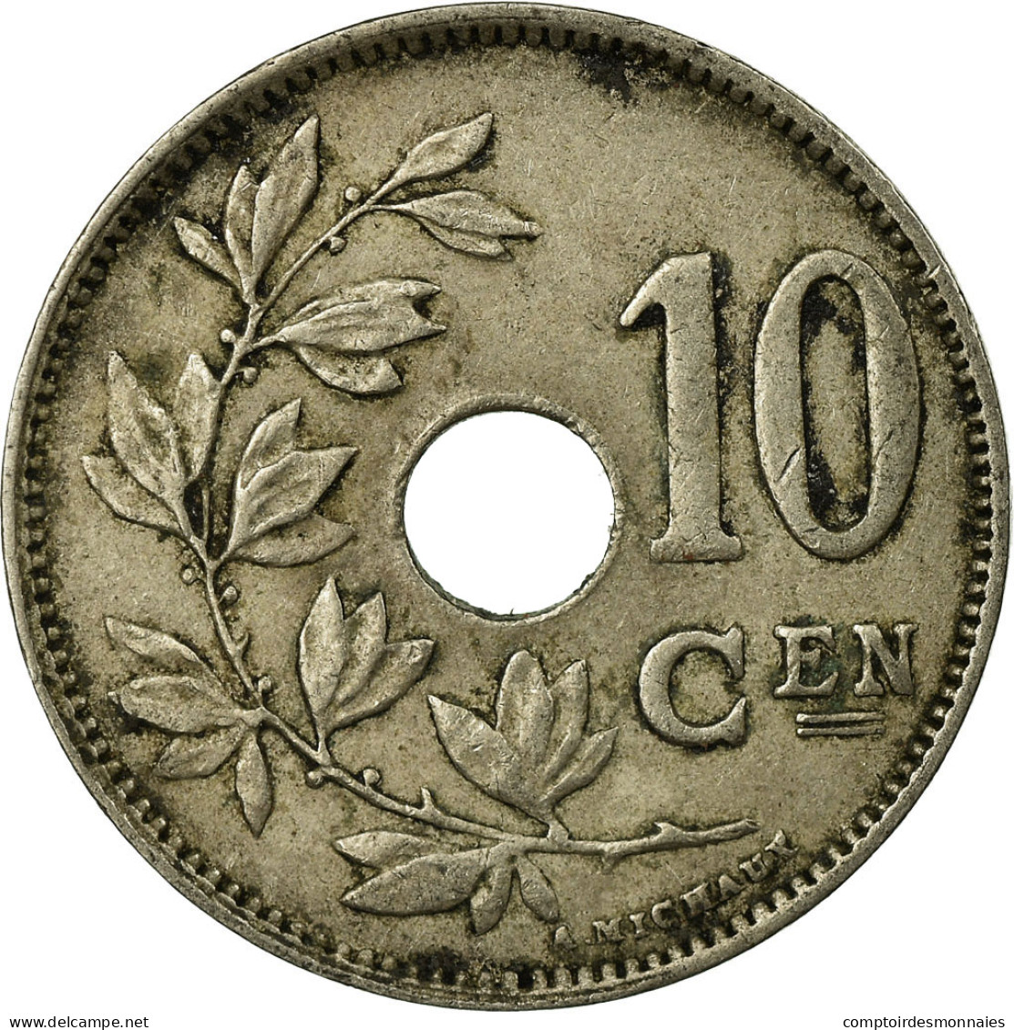 Monnaie, Belgique, 10 Centimes, 1924, TB+, Copper-nickel, KM:86 - 10 Cent