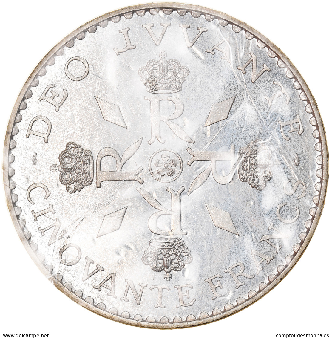 Monnaie, Monaco, 50 Francs, 1974, ESSAI, SPL, Argent, Gadoury:MC162, KM:E66 - 1960-2001 Nieuwe Frank