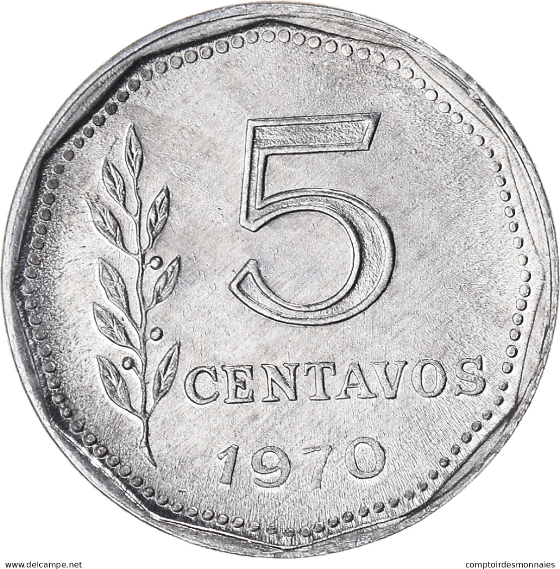 Monnaie, Argentine, 5 Centavos, 1970 - Argentinië