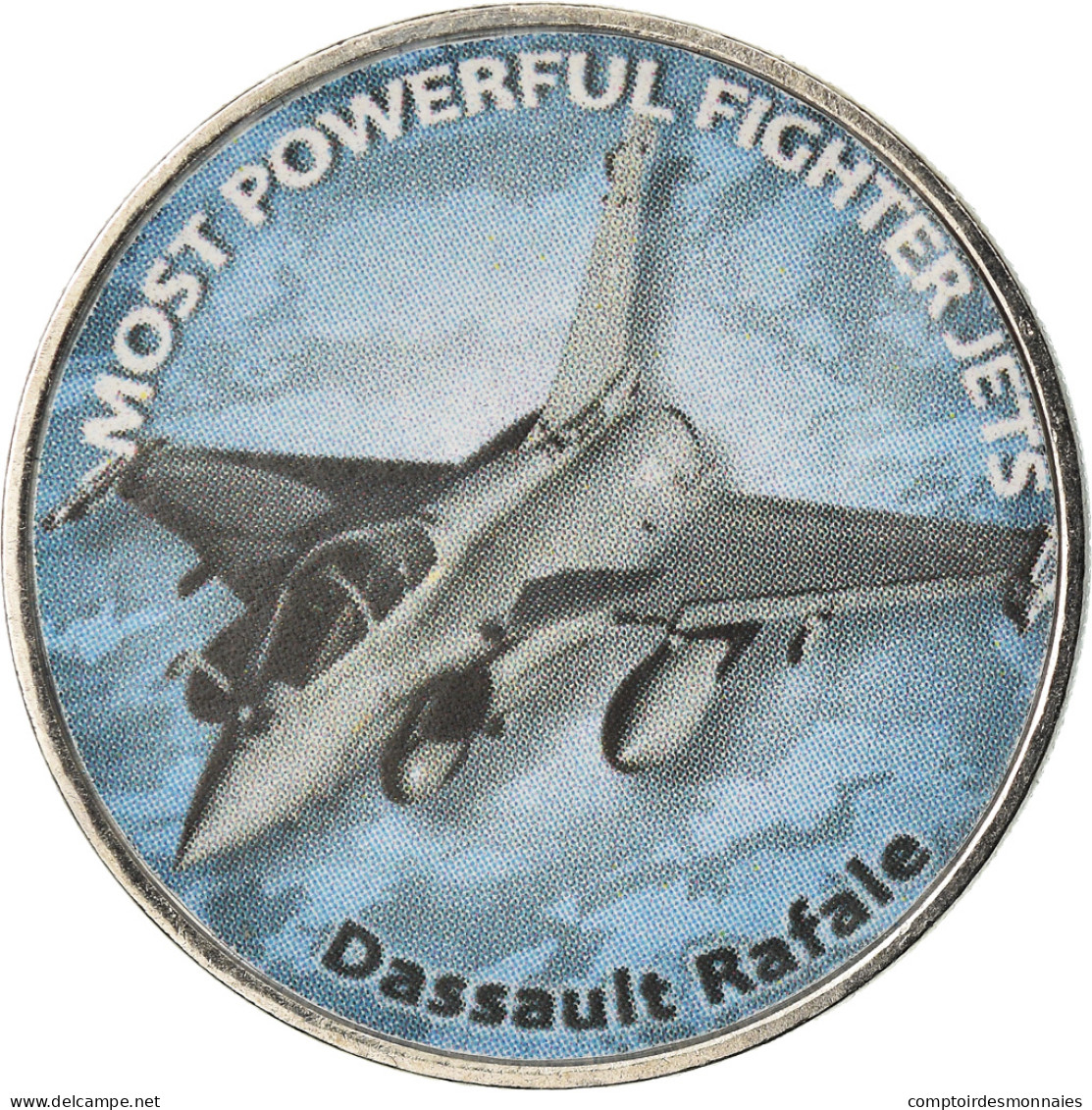 Monnaie, Zimbabwe, Shilling, 2018, Fighter Jet - Dassault Rafale, SPL, Nickel - Simbabwe