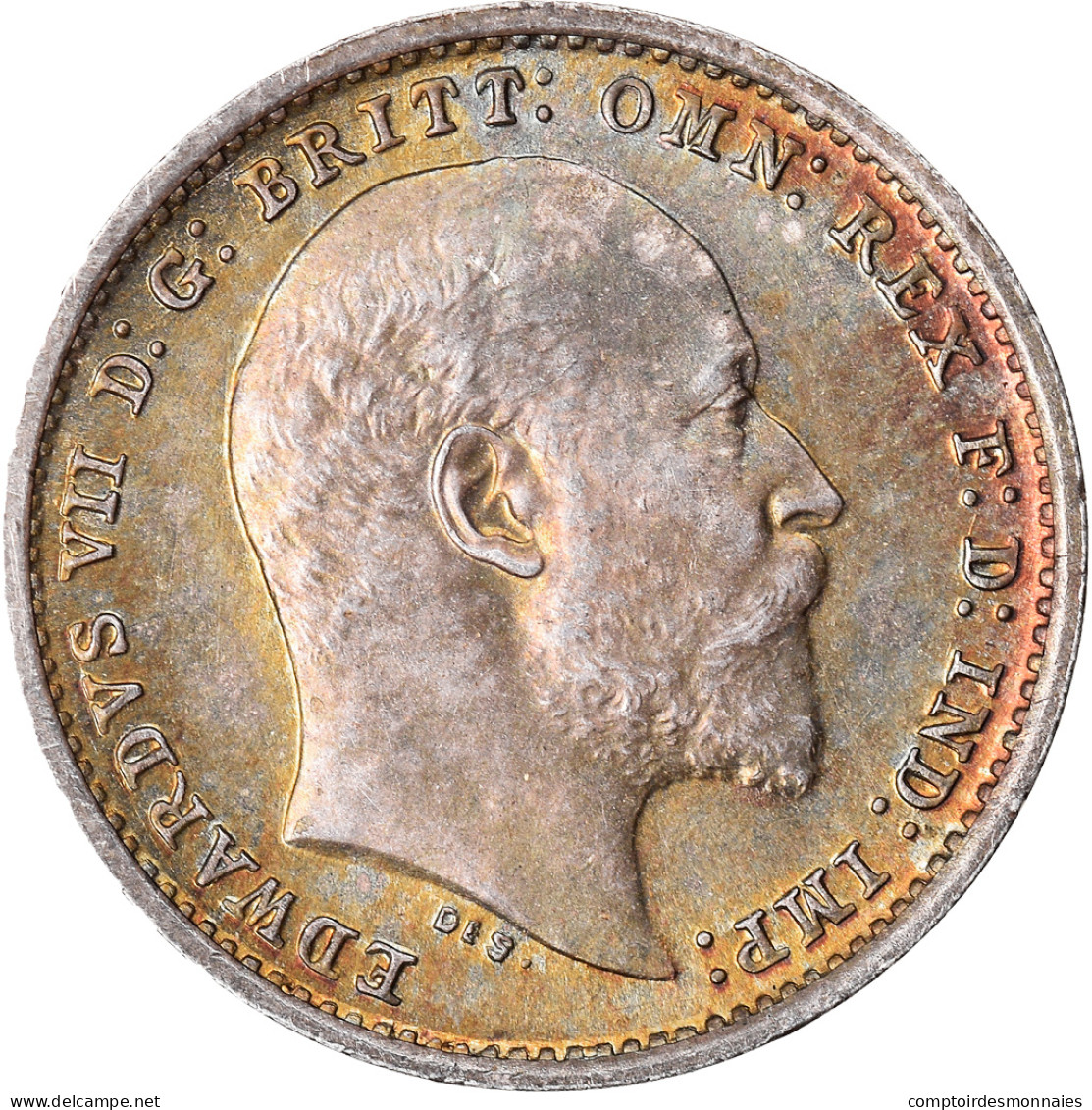 Monnaie, Grande-Bretagne, Edward VII, 2 Pence, 1902, SPL, Argent, KM:796 - E. 2 Pence