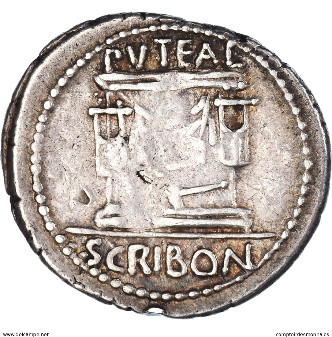 Monnaie, Scribonia, Denier, 62 BC, Rome, TB+, Argent, Crawford:416/1a - Republic (280 BC To 27 BC)