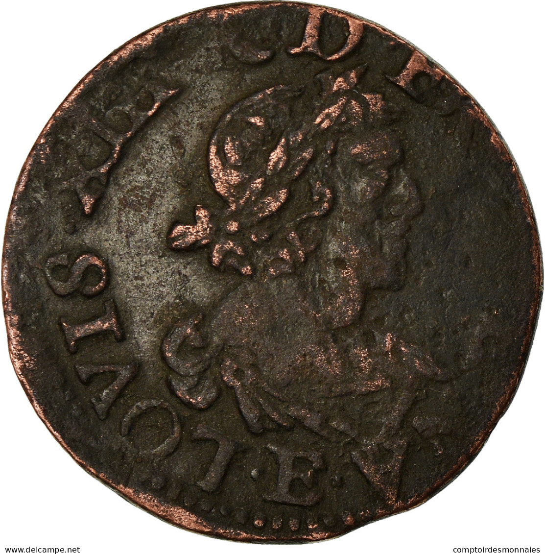 Monnaie, France, Louis XIII, Double Tournois, 1640, Tours, TB+, Gad 11 - 1610-1643 Ludwig XIII. Der Gerechte