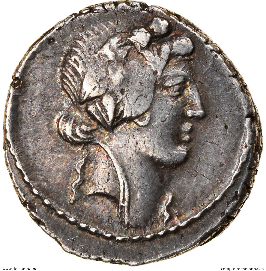Monnaie, Vibia, Denier, 42 BC, Roma, TTB+, Argent, Babelon:24 - Republiek (280 BC Tot 27 BC)