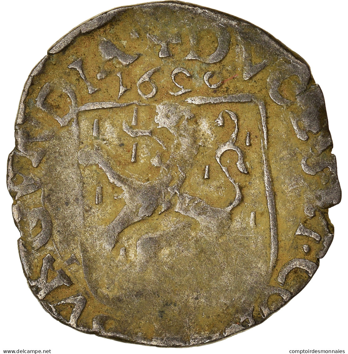 Monnaie, Espagne, Franche-Comté, Albert & Isabelle, Carolus, 1620, Dole, TB - Other & Unclassified