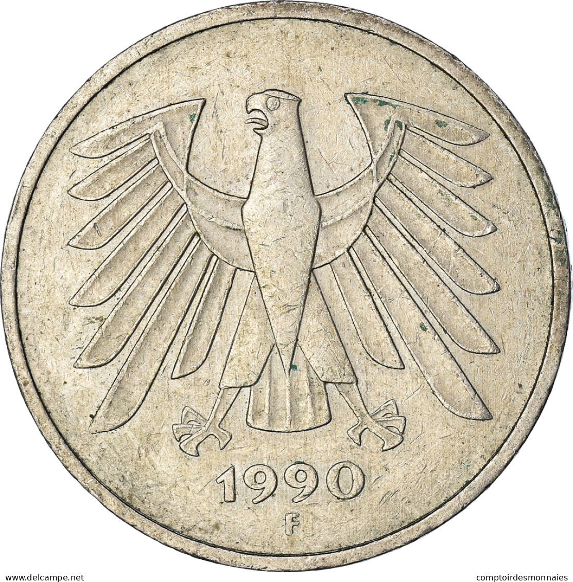 Monnaie, République Fédérale Allemande, 5 Mark, 1990 - 5 Marcos