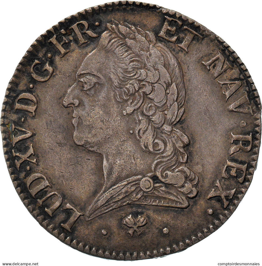 Monnaie, France, Louis XV, Écu à La Vieille Tête, Ecu, 1771, Bayonne, TTB+ - 1715-1774 Louis  XV The Well-Beloved