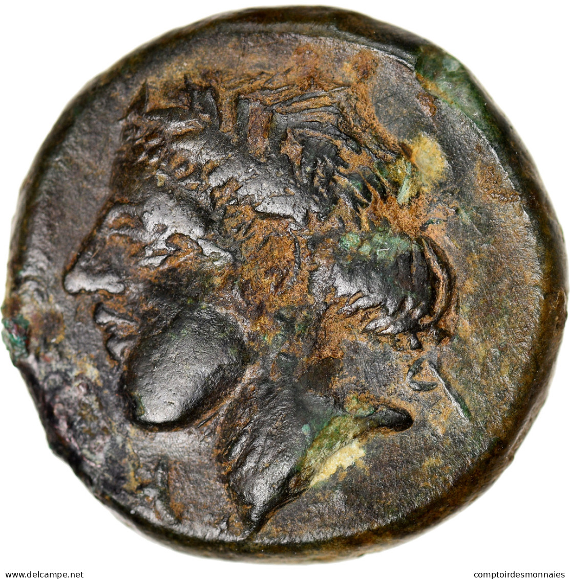 Monnaie, Bruttium, Rhegium, Bronze Æ, 351-280 BC, TTB, Bronze, HN Italy:2534 - Grecques