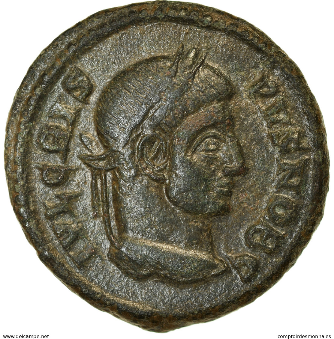 Monnaie, Crispus, Follis, 321-324, Siscia, TTB, Bronze, RIC:181 - L'Empire Chrétien (307 à 363)