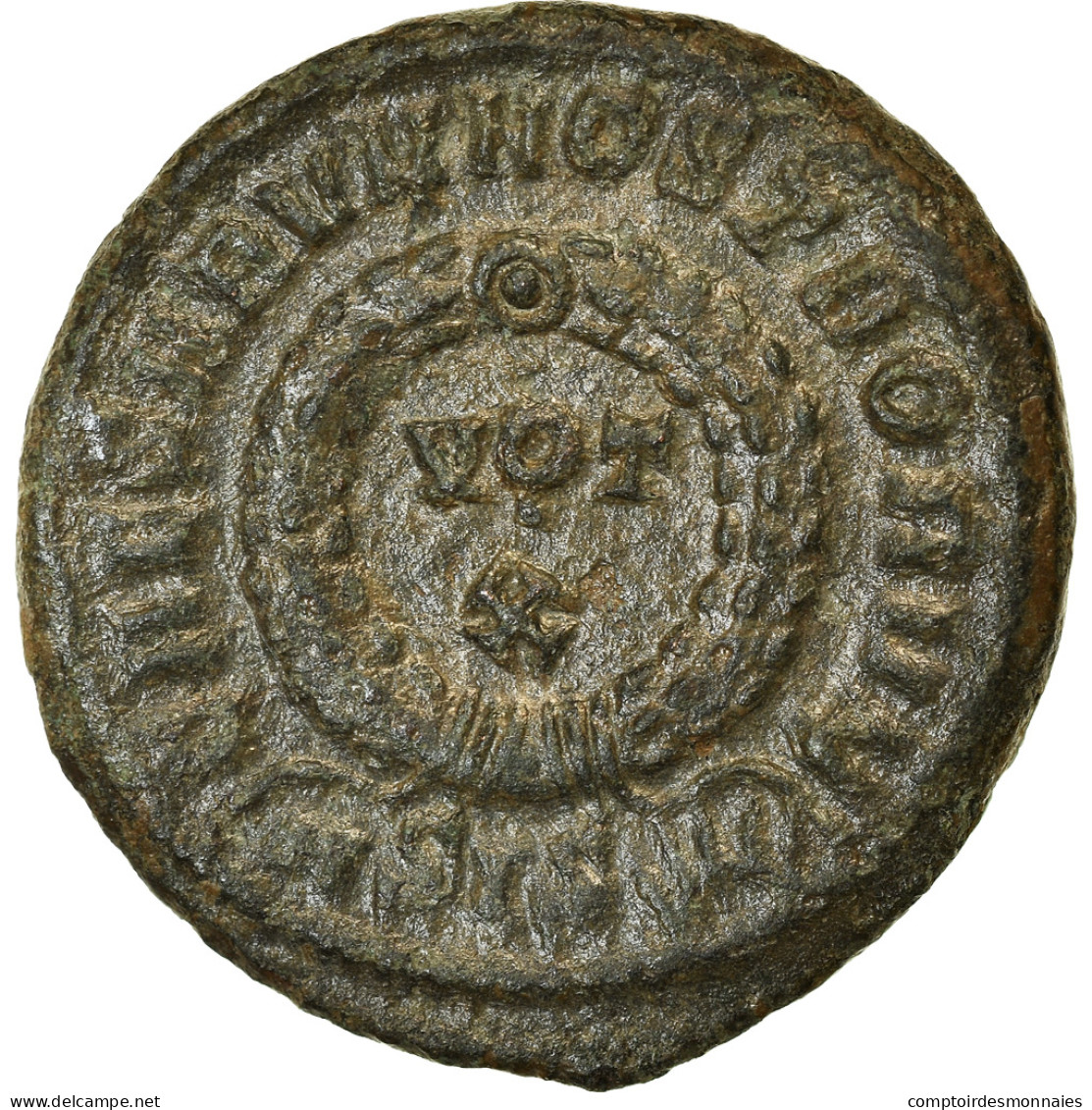 Monnaie, Crispus, Follis, 321-324, Siscia, TTB, Bronze, RIC:181 - L'Empire Chrétien (307 à 363)