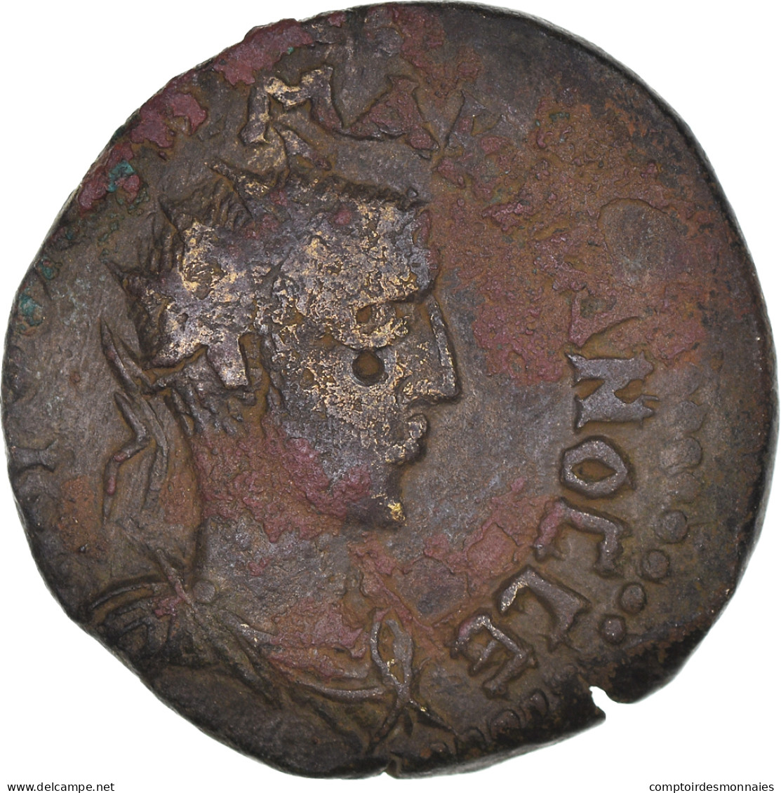 Monnaie, Bithynia, Macrien, Bronze Æ, 260-261, Nicaea, TTB, Bronze - Province