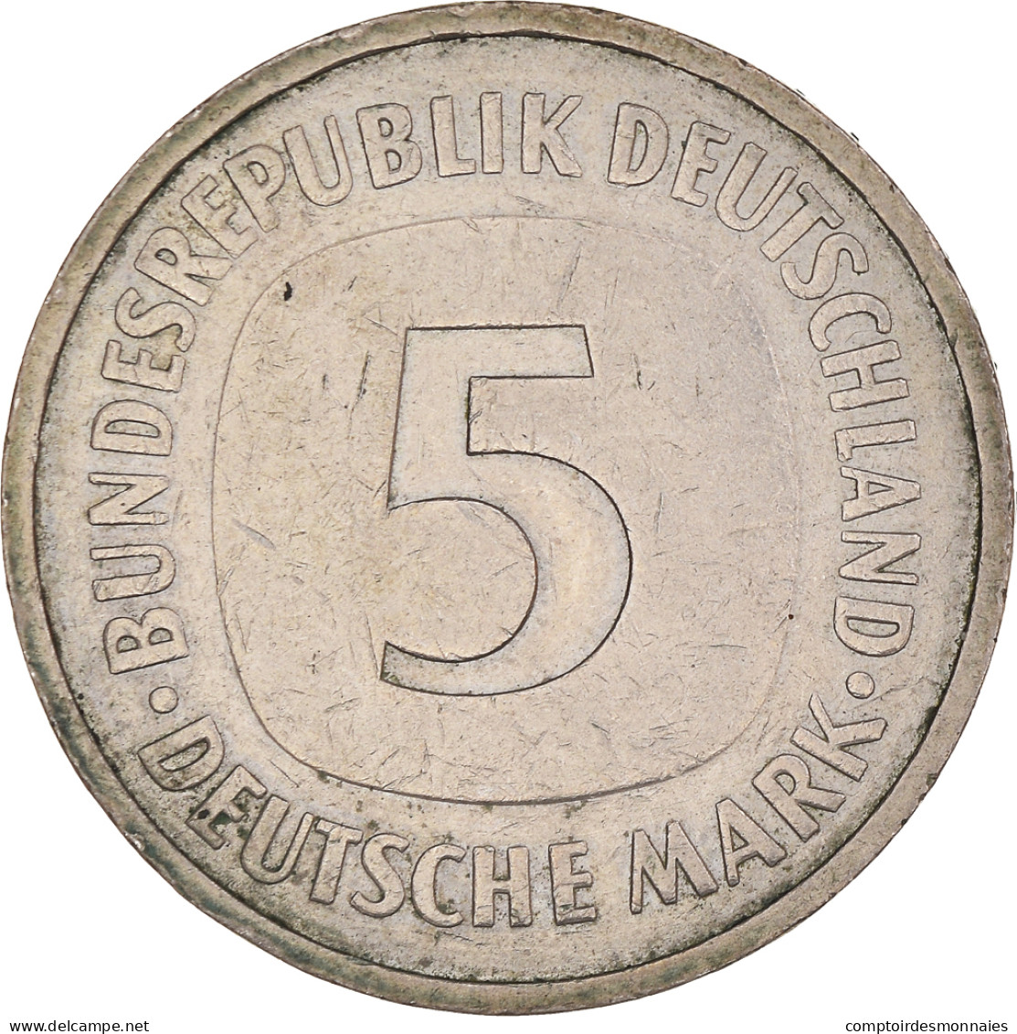 Monnaie, République Fédérale Allemande, 5 Mark, 1988, Hamburg, TTB - 5 Marcos