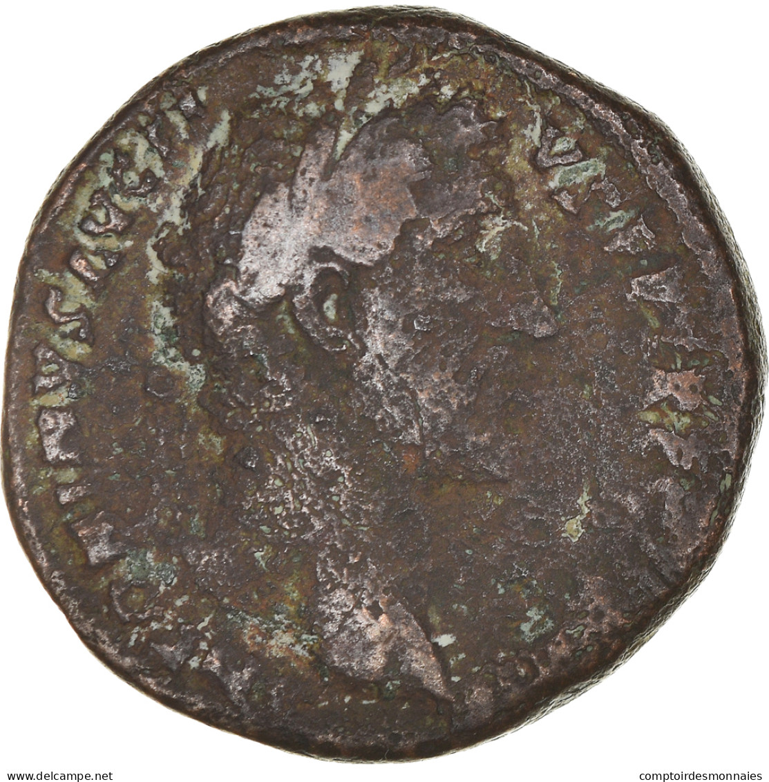 Monnaie, Antonin Le Pieux, As, 145-161, Rome, TB, Bronze, RIC:826 - La Dinastía Antonina (96 / 192)