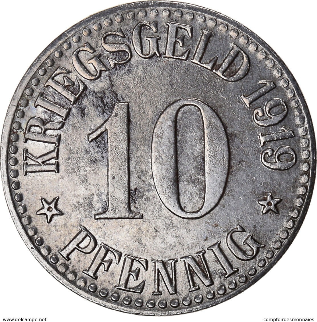 Monnaie, Allemagne, 10 Pfennig, 1919 - Monetari/ Di Necessità
