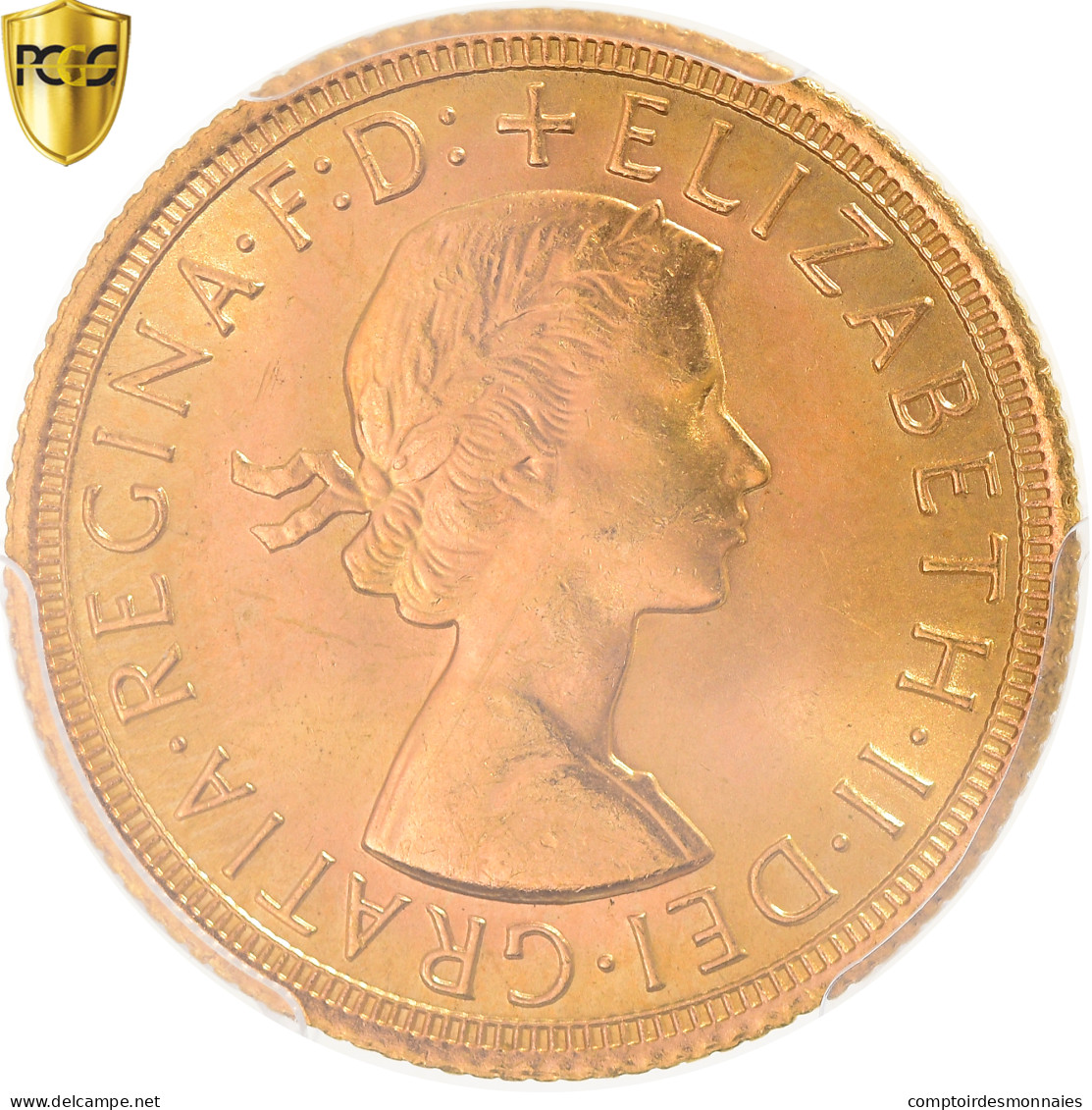 Grande-Bretagne, Elizabeth II, Sovereign, 1967, Or, PCGS, MS64, Spink:4125 - 1 Sovereign