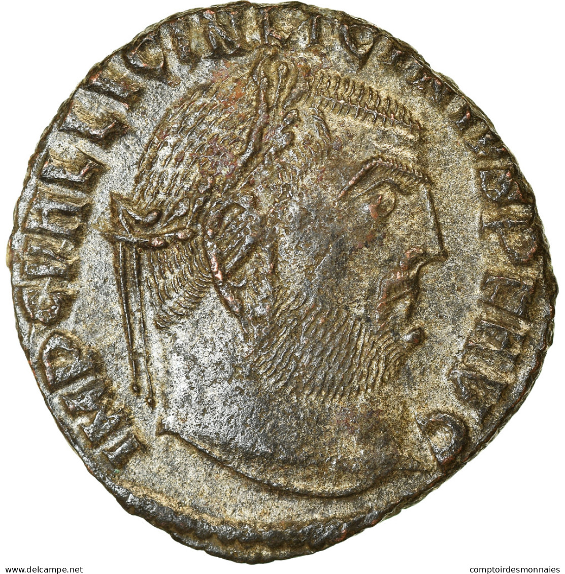 Monnaie, Licinius I, Follis, 313-315, Cyzique, TTB+, Bronze, RIC:4 - L'Empire Chrétien (307 à 363)