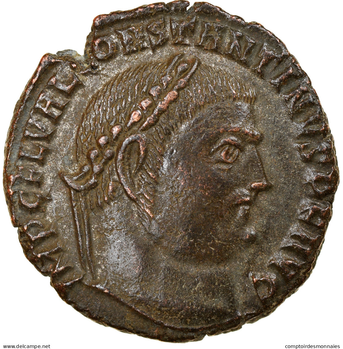 Monnaie, Constantin I, Follis, 313-315, Cyzique, TTB+, Bronze, RIC:3 - L'Empire Chrétien (307 à 363)