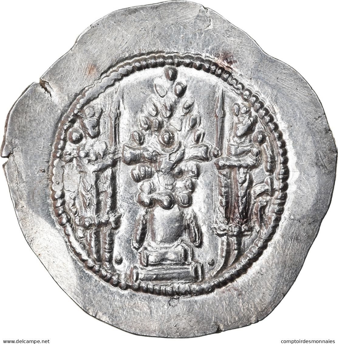 Monnaie, Royaume Sassanide, Varhran V, Drachme, 420-438, WH (Veh-Ardashir), TTB - Oriental