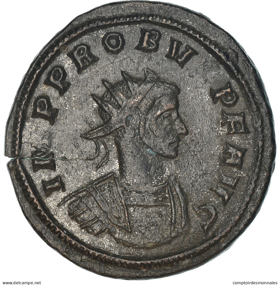 Monnaie, Probus, Aurelianus, 280, Siscia, SUP+, Billon, RIC:748 - L'Anarchie Militaire (235 à 284)