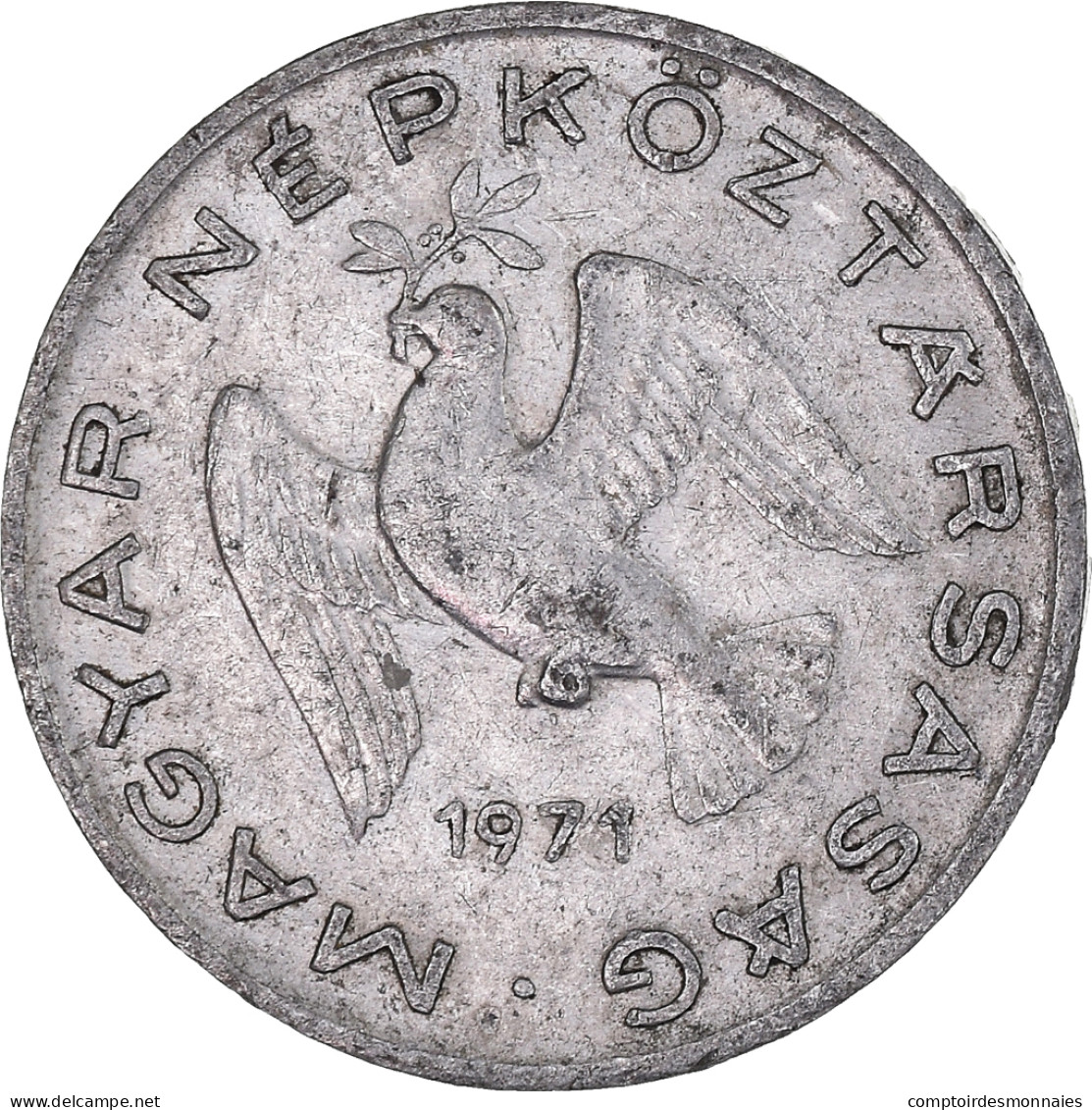 Monnaie, Hongrie, 2 Filler, 1971 - Hongrie