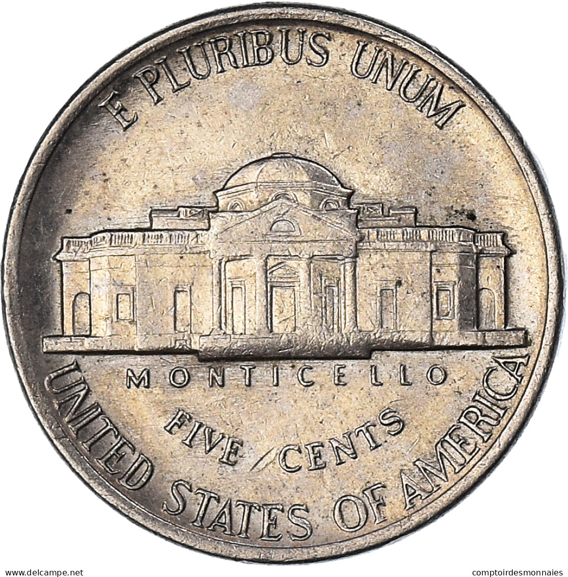 Monnaie, États-Unis, 5 Cents, 1983 - 1938-…: Jefferson