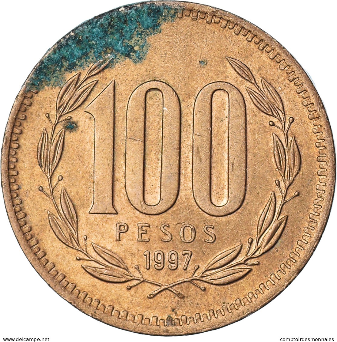 Monnaie, Chili, 100 Pesos, 1997 - Chili