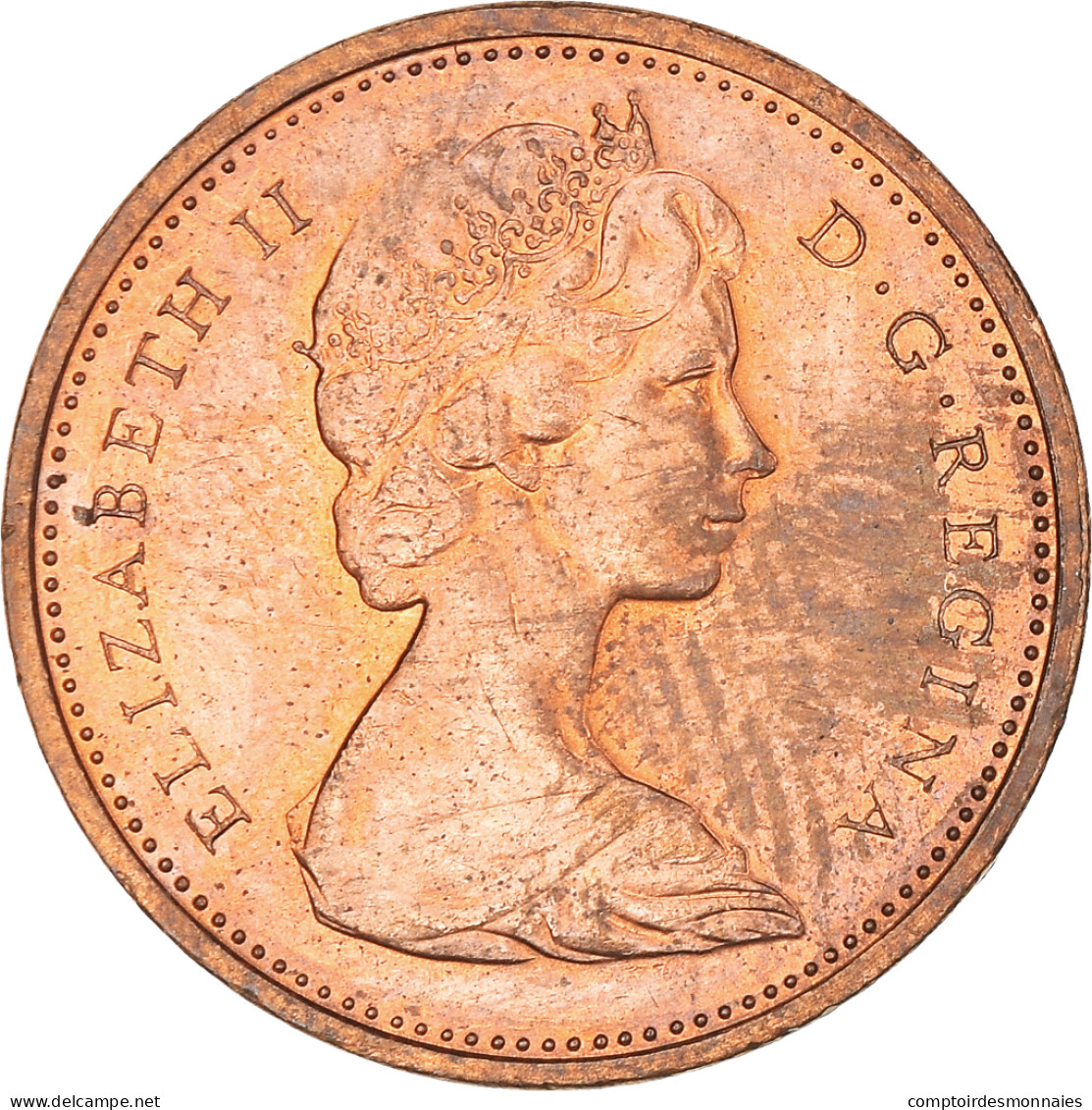 Monnaie, Canada, Elizabeth II, Cent, 1968, Ottawa, TTB, Bronze - Canada