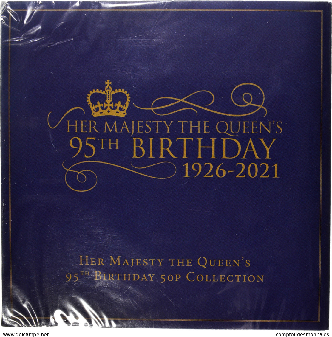 Monnaie, Île De Man, 95. Birthday Of Queen Elisabeth II - 1960, 50 Pence, 2021 - Île De  Man