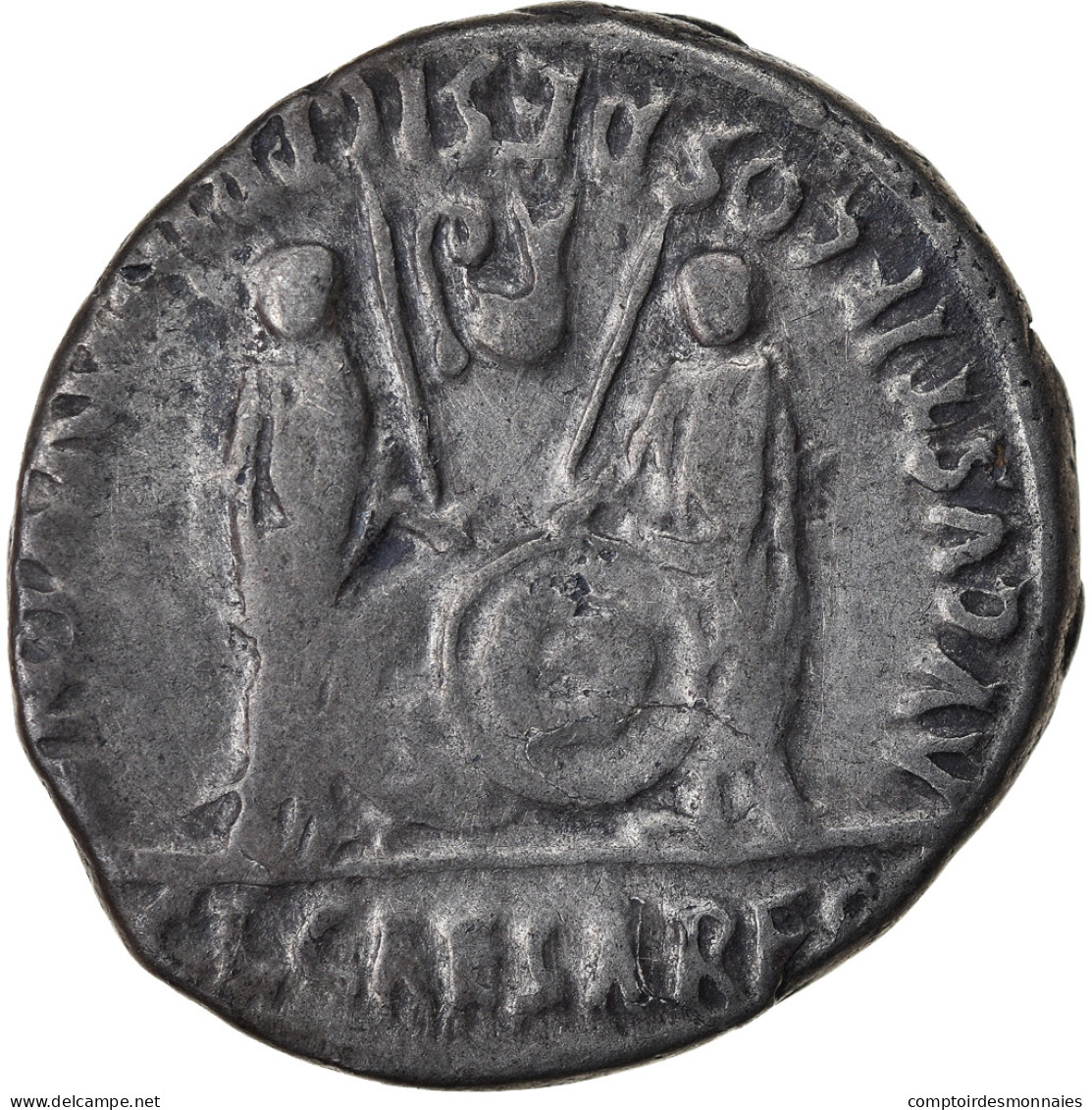 Monnaie, Auguste, Denier, Lyon - Lugdunum, TTB, Argent, RIC:207 - Les Julio-Claudiens (-27 à 69)