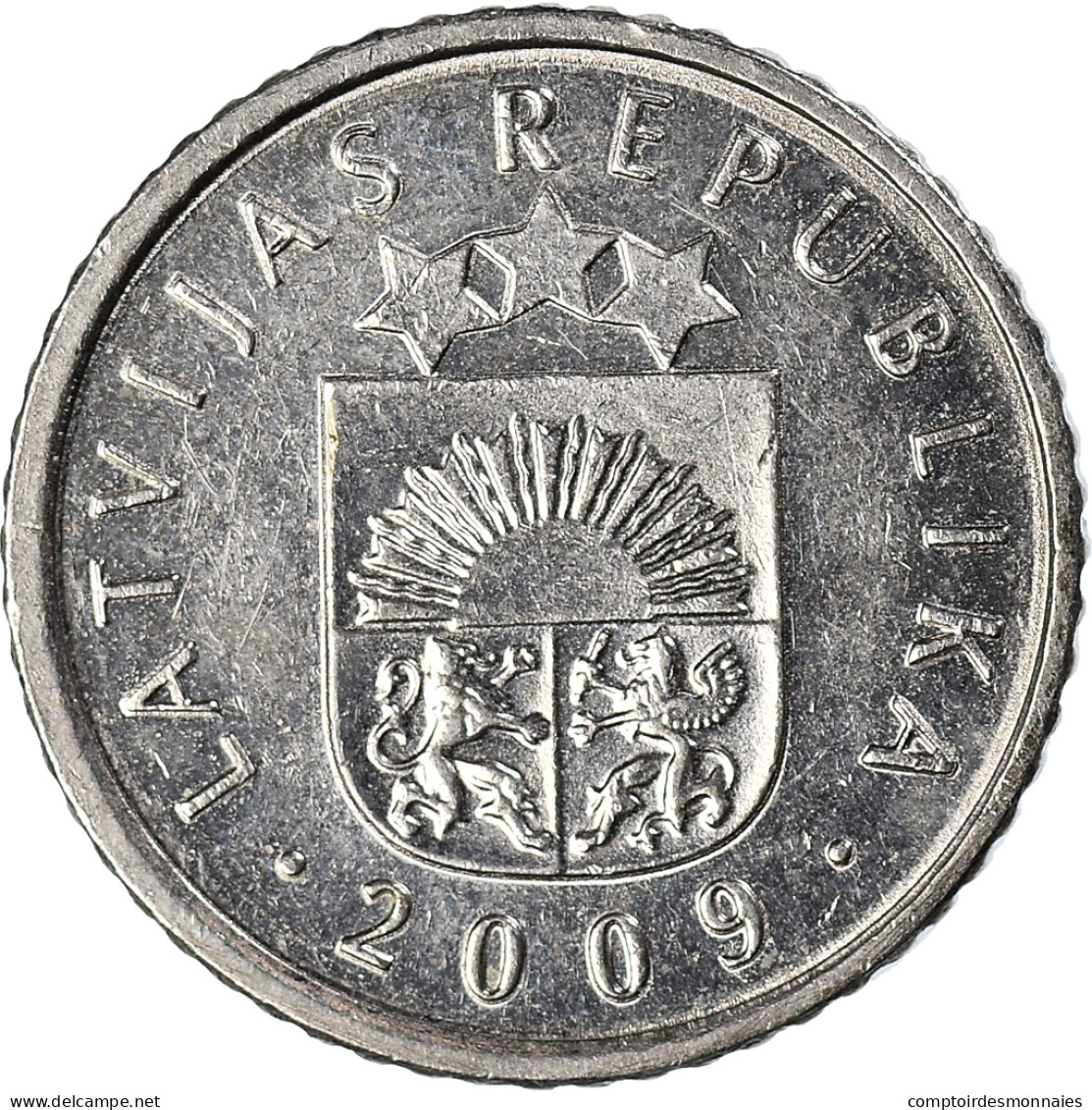 Monnaie, Lettonie, 50 Santimu, 2009 - Lettonia