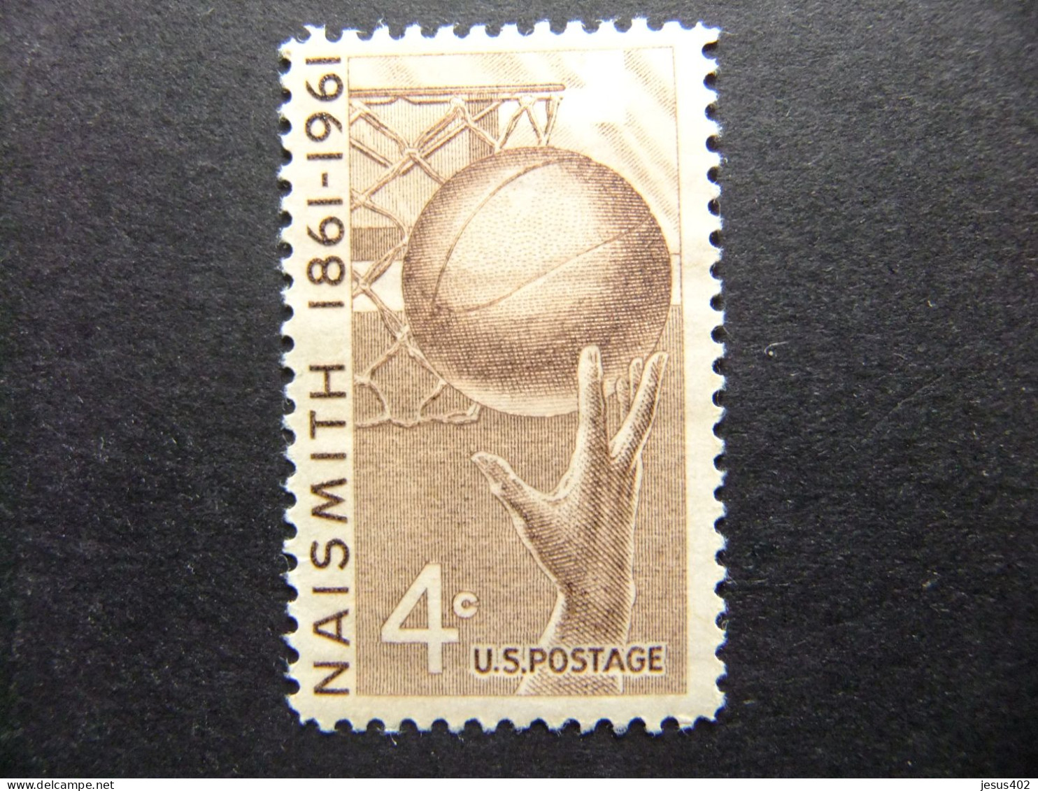 ESTADOS UNIDOS / ETATS-UNIS D'AMERIQUE 1961 /J.A. NAISMITH FUNDADOR DEL BALONCESTO YVERT 720 * MH - Ongebruikt