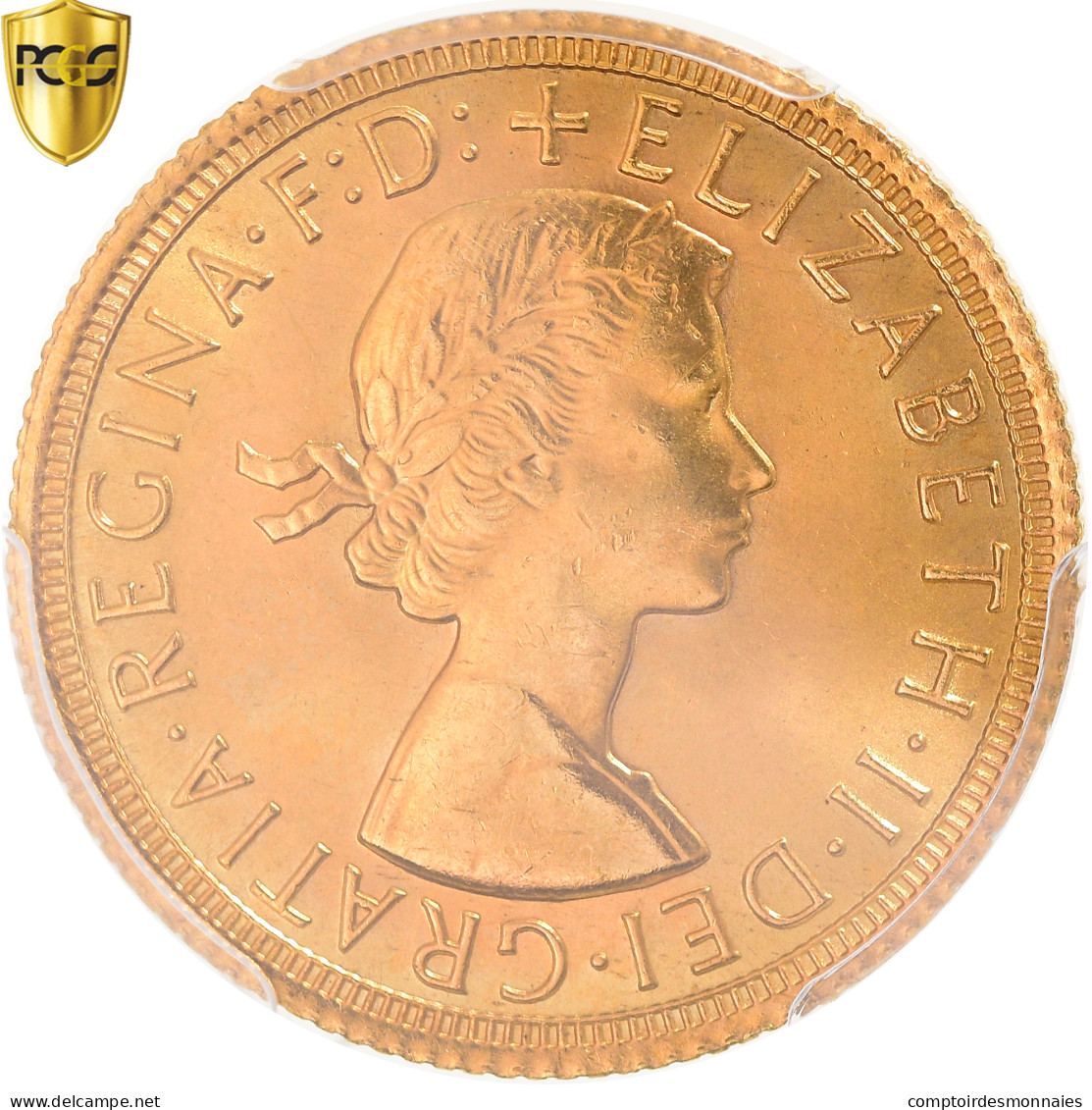 Grande-Bretagne, Elizabeth II, Sovereign, 1967, Or, PCGS, MS64, Spink:4125 - 1 Sovereign