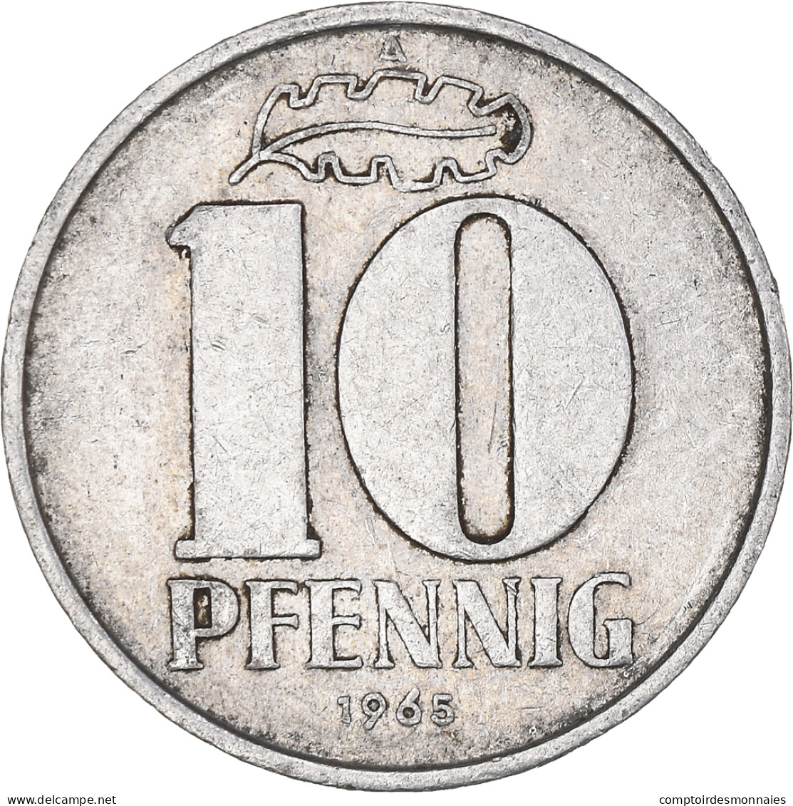 Monnaie, République Démocratique Allemande, 10 Pfennig, 1965, Berlin, TB - 10 Pfennig