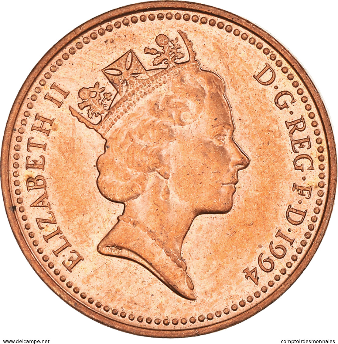 Monnaie, Grande-Bretagne, Elizabeth II, Penny, 1994, TTB, Bronze, KM:935 - 1 Penny & 1 New Penny