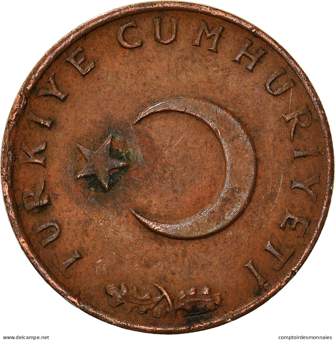 Monnaie, Turquie, 10 Kurus, 1972 - Turquia