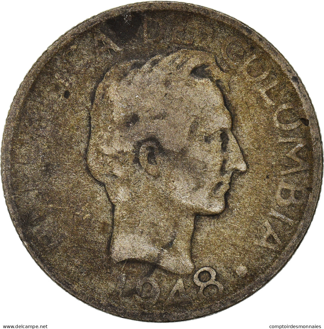 Monnaie, Colombie, 20 Centavos, 1948 - Kolumbien