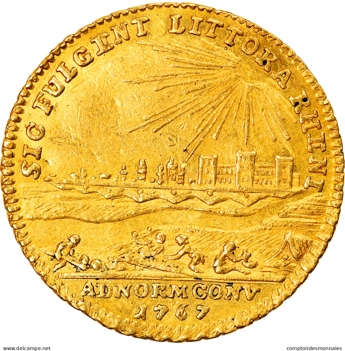 Monnaie, Etats Allemands, PFALZ-ELECTORAL PFALZ, Karl Theodor, Ducat, 1767 - Goldmünzen