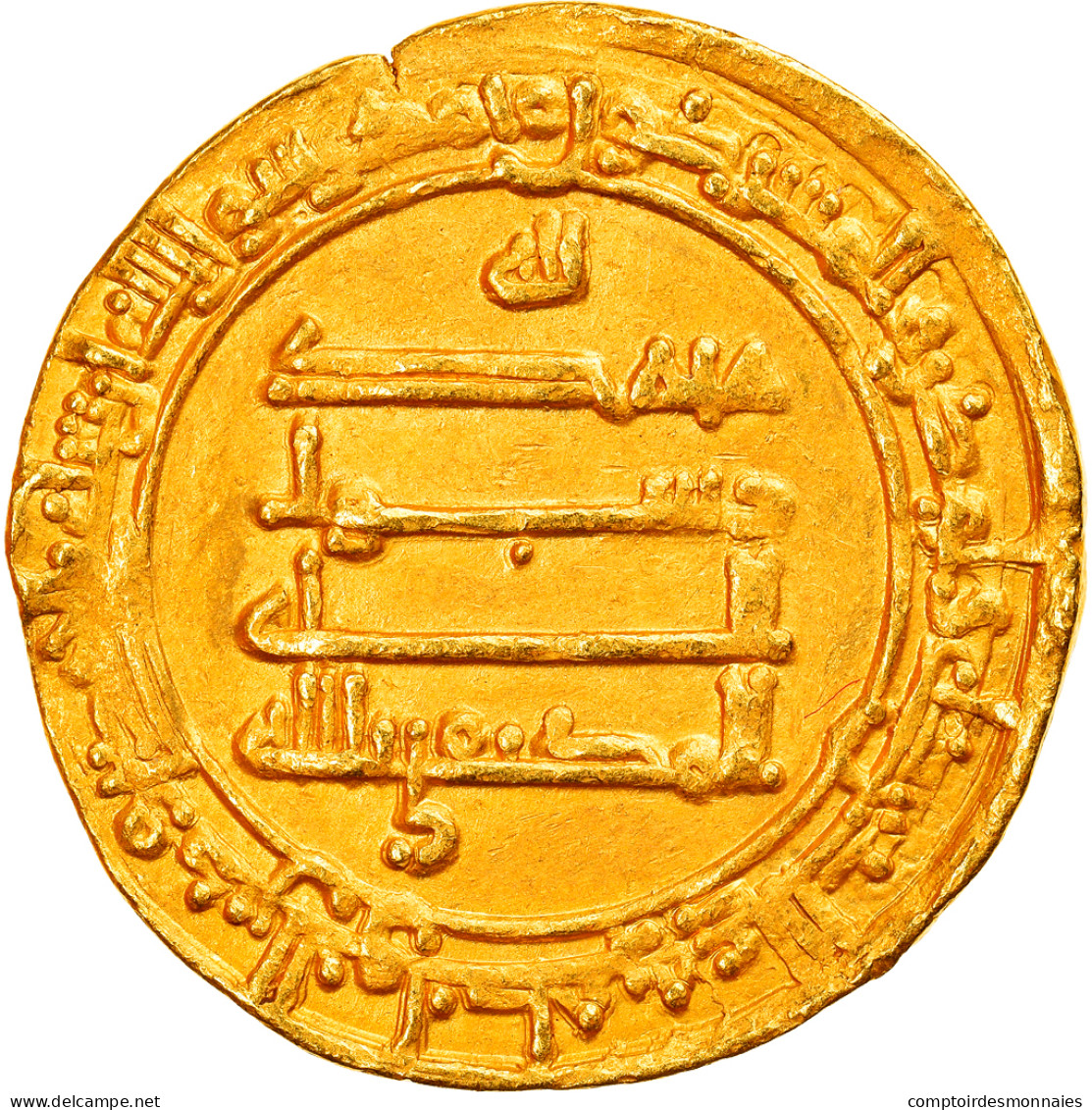 Monnaie, Abbasid Caliphate, Al-Muktafi, Dinar, AH 292 (903/904), Madinat - Islamitisch