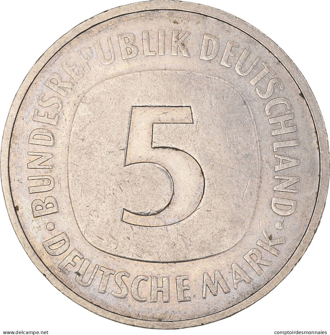 Monnaie, République Fédérale Allemande, 5 Mark, 1975, Hamburg, TTB+ - 5 Marcos