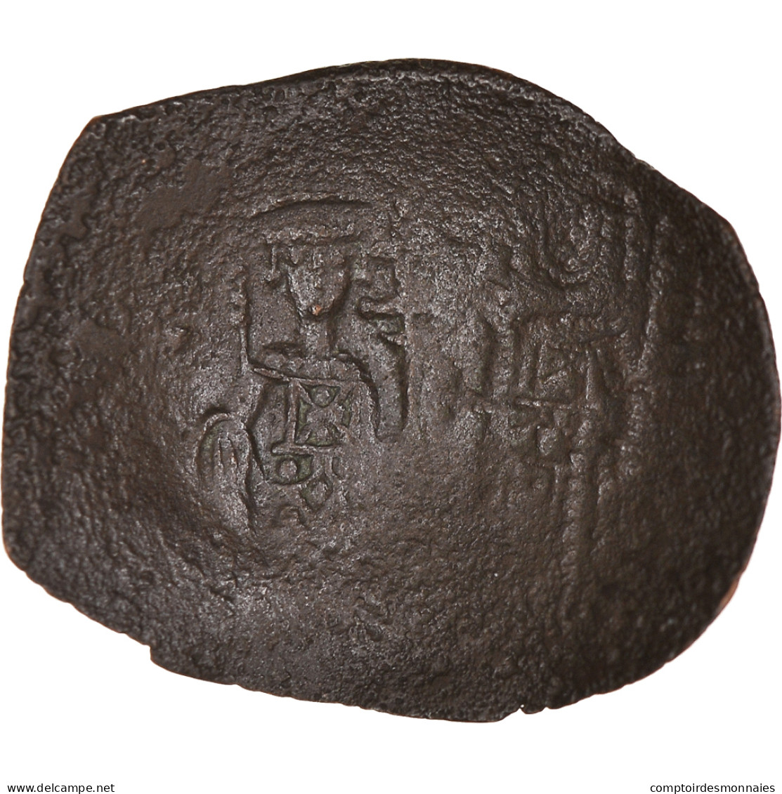Monnaie, Latin Rulers Of Constantinople, Aspron Trachy, 1204-1261, TB, Billon - Byzantines