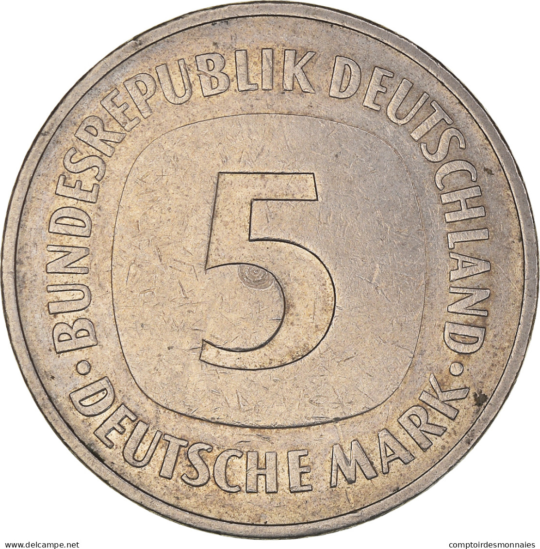 Monnaie, République Fédérale Allemande, 5 Mark, 1975, Karlsruhe, TTB+ - 5 Marchi