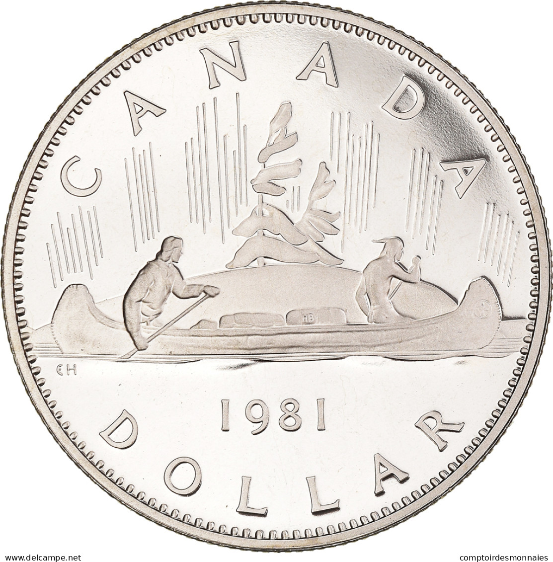 Monnaie, Canada, Elizabeth II, Dollar, 1981, Royal Canadian Mint, Ottawa, Proof - Canada